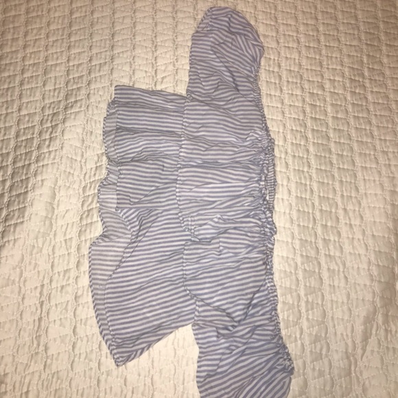 Bishop+young stripped cropped off the shoulder tee - Picture 4 of 6